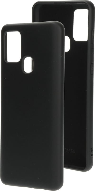 Mobiparts hoesje geschikt voor de Samsung Galaxy A21s - Siliconen - Zwart