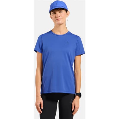 Odlo Essential Hardloopshirt Dames-blauw