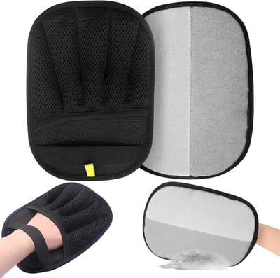 Set van 2 Fleece Magnet Handschoenen - Effectieve Verwijderaar van Dierenharen voor Kleding en Meubels, Ideaal voor Katten en Honden