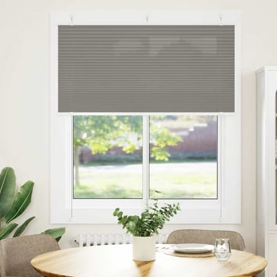 vidaXL - Plissé - rolgordijn - 115x100 - cm - stofbreedte - 114,4 - cm - antraciet