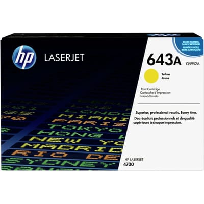 Tonercartridge hp q5952a 643a geel