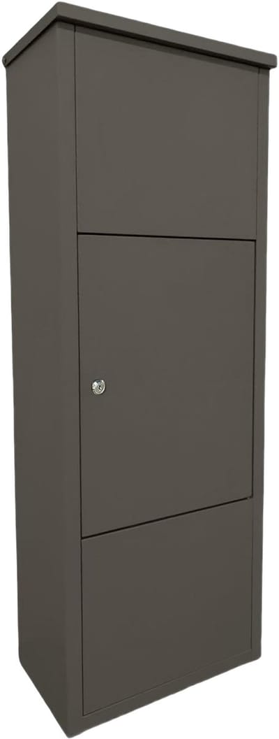 Pakketbrievenbus - 105x38x23 cm - staand - donkergrijs