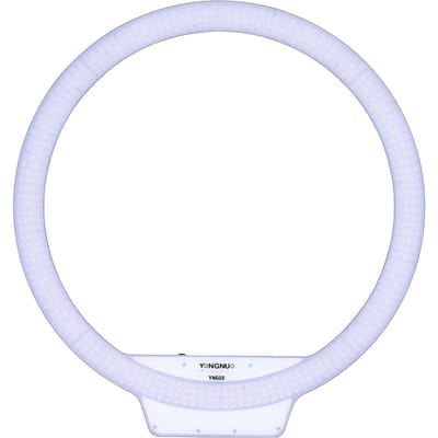 YONGNUO YN608 3200K ~ 5500K/3200K ~ 5600K Bi-Color Temperatuur Draadloze Afstandsbediening LED Ring Video licht