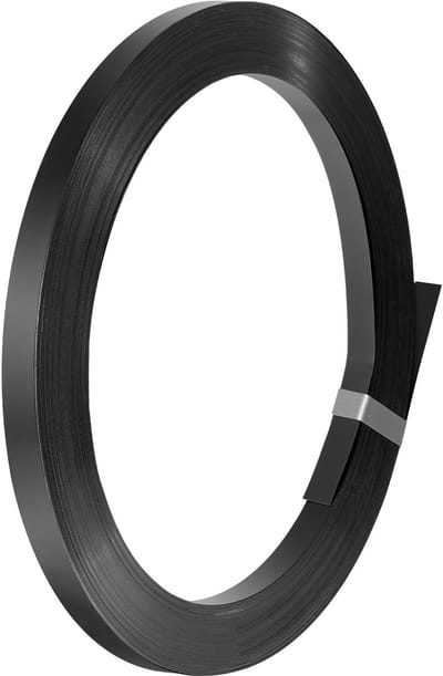Staalbandwikkel, 19 mm x 0.55 mm x 91 m, Duurzame Metaalbandrol voor Zware Omstandigheden, 775.6 kg Breuksterkte, Betrouwbare Palletbandwikkel voor Veilige Verpakking