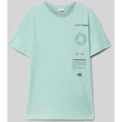 Regular fit T-shirt van puur katoen