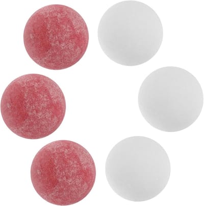 Vervangende Tafelvoetballen - Reserve Ballen - Spel Verbeteren - Matte Grip Textuur - 6 Stuks - Diverse Kleuren