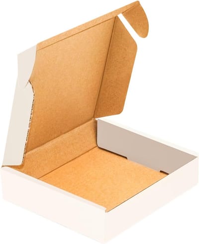 Kleine Verzenddozen - Kartonnen Mailers - Kleine Zendingen - Gemakkelijk Opvouwbaar - 50 Stuks - Wit