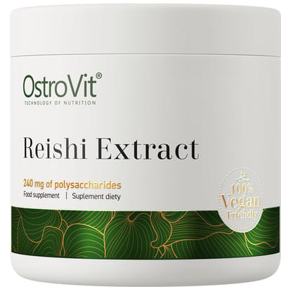 OstroVit - Reishi Extract - 50 g - Natural - Reishi mushroom extract - 40% of polysaccharides - 100% puur product zonder toevoegingen.
