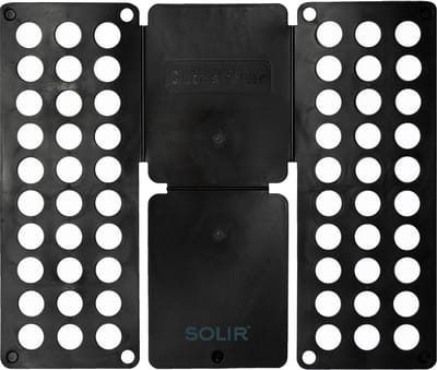 Solir Premium Kleding Organizer Opbergsysteem - Vouwplank voor Shirt, Overhemden en Truien - Jeans en Broeken Organizer - Zwart