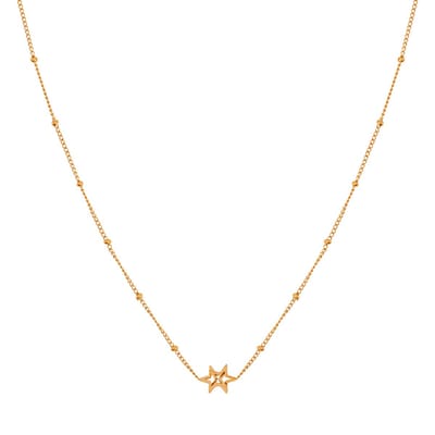 Essentialistics - Ketting om te delen sterretjes - Kinderen - Goudkleur - Stainless steel (verkleurt niet) - Verlengkettinkje