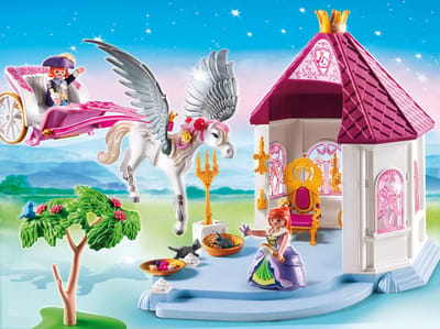 Playmobil nr. 9289 Pegasus paard met koningspaar
