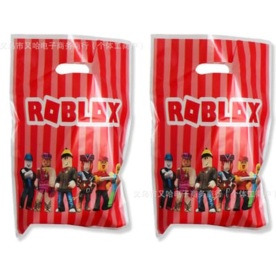 Roblox Décorations de Célébration d'Anniversaire Fournitures Roblox Fête de Célébration Bannière Jetable Nappe Support de Tasses Collection Douche de Bébé pink