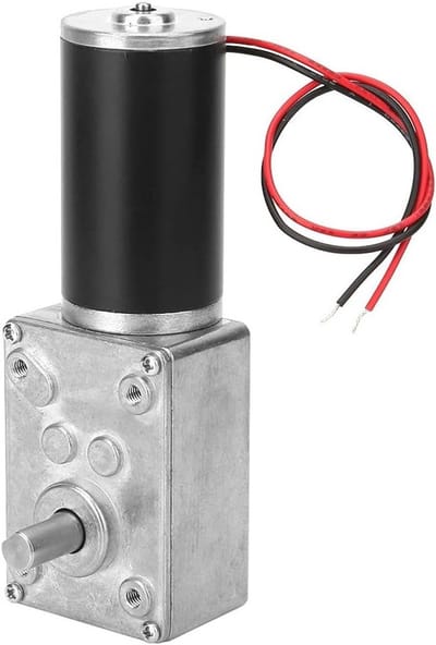 Turbo Worm Gear Motor 24V - Omkeerbare Elektrische Versnellingsmotor met 8mm As en 130RPM voor Diverse Toepassingen