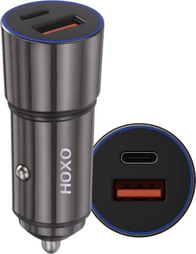 Autolader - 52.5W Snellader - Oplader voor auto - USB C & USB A - Sigarettenaansteker Oplader - Fast Charger