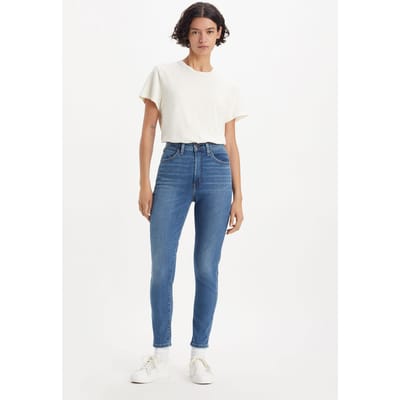 Levi's Retro High Skinny Jeans Med Indigo Size: W23L28 | Skinny Outlet | Dames | Blauw