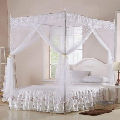 Luxueuze Bed Mosquito Net met Drie Openingen, Ideaal voor Bescherming Tegen Muggen en Insecten (150 x 200 cm)