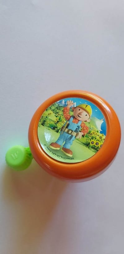Widek - Fietsbel - Bob de Bouwer - Orange - Bob groet