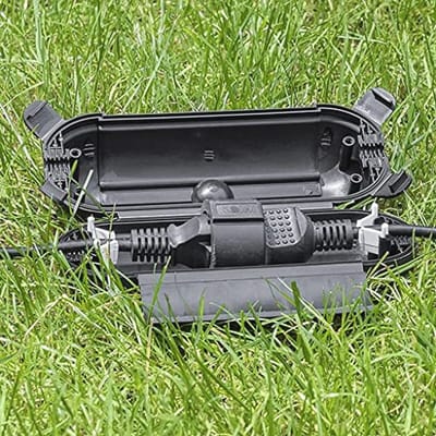 Waterdichte veiligheidsbox voor Schuko-stekkers - 2 stuks, IP44 outdoor beschermbox voor kabels