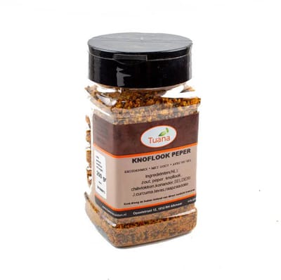 Tuana Kruiden - Knoflook Peper Mix Met Zout - 200 Gram - MP-K-0037