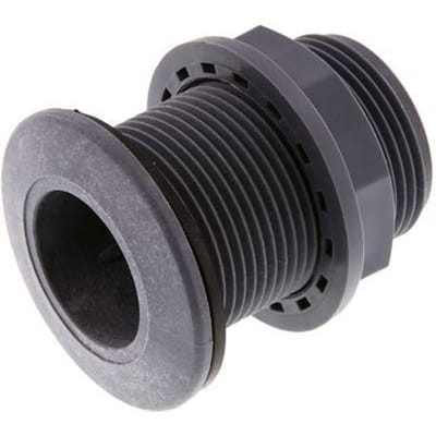 Schroefaansluiting Voor Aftapkranen G1 1/4'' DN13 Schotdoorvoer Polypropyleen (PP) EPDM 10bar FDA