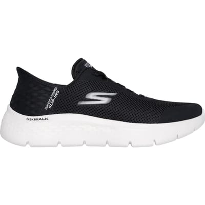 Skechers Go Walk Flex - Sneakers - Grand Entry Dames Instappers - Zwart - Wit