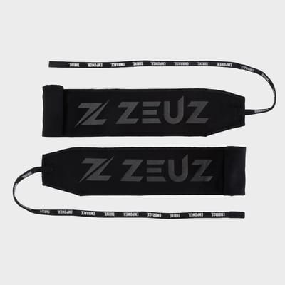 ZEUZ 2 Stuks Lichtgewicht Polsband voor Fitness & CrossFit - Wrist wraps – Krachttraining – Polsbrace – Zwart & Wit