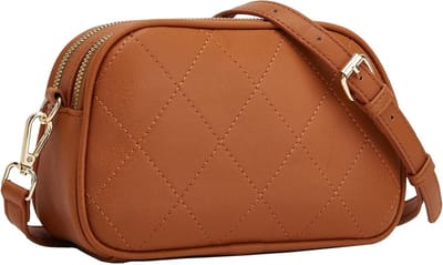 Leren Schoudertas voor Mobiele Telefoon - Kleine Crossbody Tas voor Vrouwen met Verstelbare Schouderriem - Modern en Stijlvol in Bruin