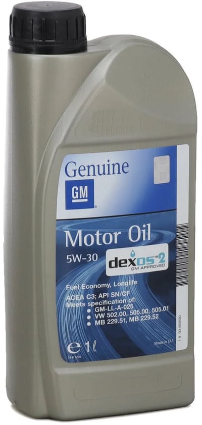 1L Originele GM motorolie Dexos2 93165690