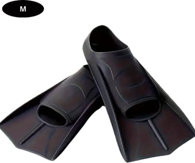 Bovista Zwemvliezen Voor Kinderen & Volwassenen - Flippers - Zwemflippers - Snorkelset - Zwart - Maat M