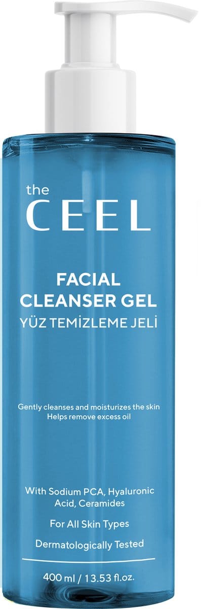 The CEEL Gezichtsreinigingsgel - Reinigingsgel met ceramide - Gezichtsreiniger - Facial cleanser gel - Cleanser gezicht 400 ml