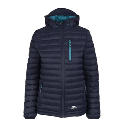 Trespass Dames/Dames Lenka gewatteerde jas met capuchon (Marine)