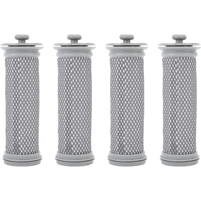 4PCS Filtre de Rechange Installation Facile Efficace ABS Durable Accessoires d'Aspirateur pour gray