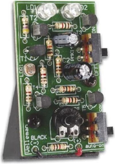Whadda Educatieve soldeerkit, knipperlicht met twee rode leds