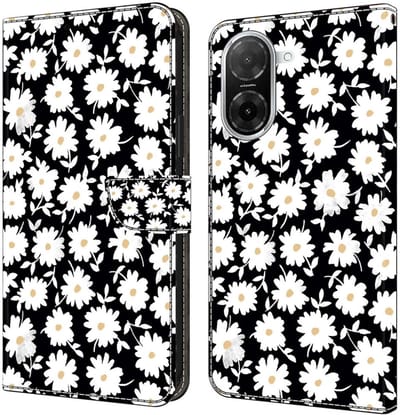 Hoesje Geschikt voor Xiaomi Redmi A5 4G | Portemonnee Book Case | Beschermhoes | Magneet Sluiting | Bloem Print