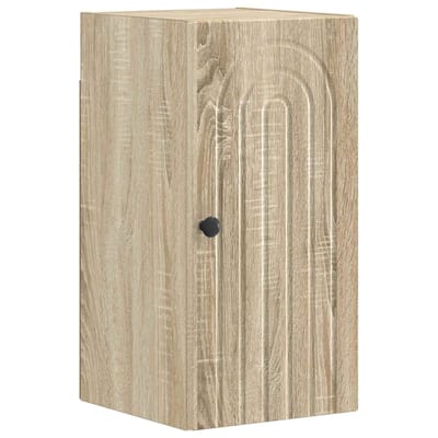 vidaXL - Badkamer - wandkast - ALKMAAR - Sonoma - Eiken - 30 - x - 31 - x - 59 - cm