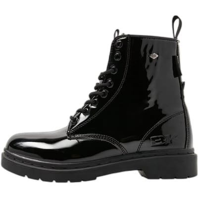 British Knights - Blake Dames Veter Boot - Maat 37 - Zwart - Vrouwen Schoenen