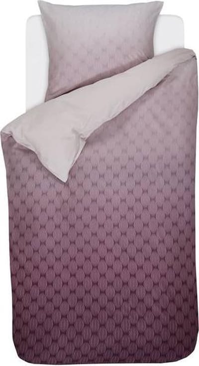 Esprit Dekbedovertrek Nouni - Eenpersoons - 140x200/220 cm - Bordeaux