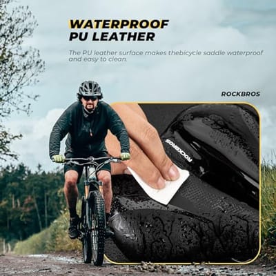 Ergonomisch Fietszadel voor Dames en Heren - Comfortabel, Waterproof en Ademend Gel Zadel