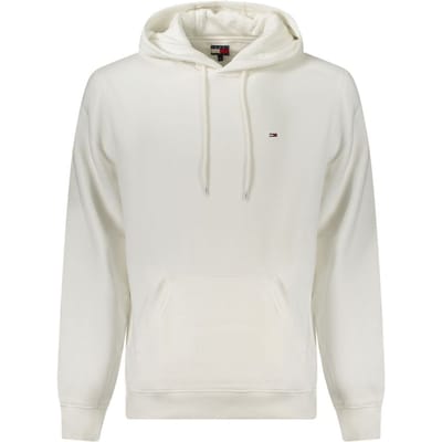 Tommy Hilfiger Bianco Katoenen Heren Hoodie Sweatshirt