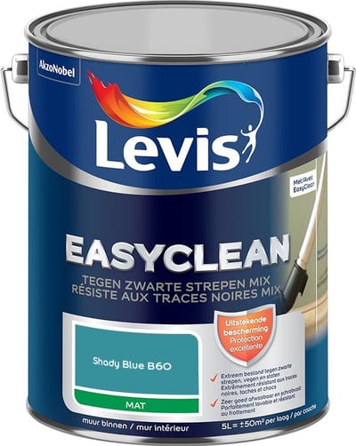 Levis - Easyclean Tegen Zwarte Strepen Mix - Shady Blue B60 - Mengverf - 5 L