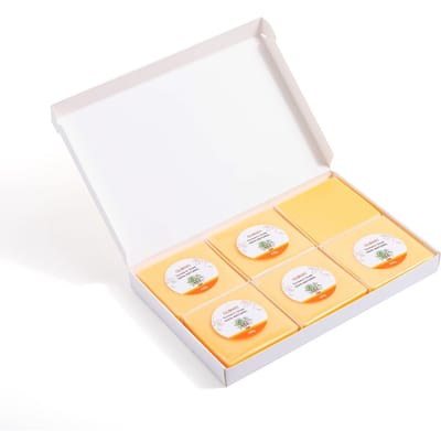 GLOWH Turmeric Soap - Collageen Booster Bar - Kurkuma zeep - Dark spot remover / Pigmentvlekken verwijderen - Anti Acne- Anti Littekens - Met CoQ10 Anti Rimpel & Celvernieuwing - Alternatief Kojic Acid zeep - 140g