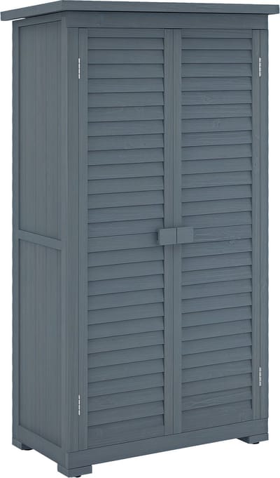 Outsunny Tuinberging - Vurenhout - 87x46,5x160cm - Grijs