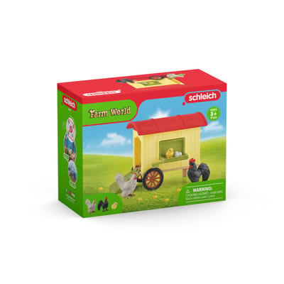 schleich FARM WORLD - Kippenhok - Kinderspeelgoed voor Jongens en Meisjes - 3 tot 8 jaar - 42572