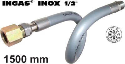 UNIVERSEEL - INOX INGAS 1500MM 1/2 -