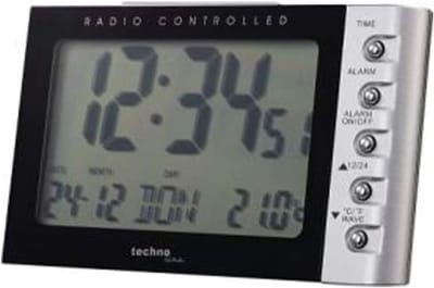 Digitale Wekker met Datum, Weekdag en Binnentemperatuur
