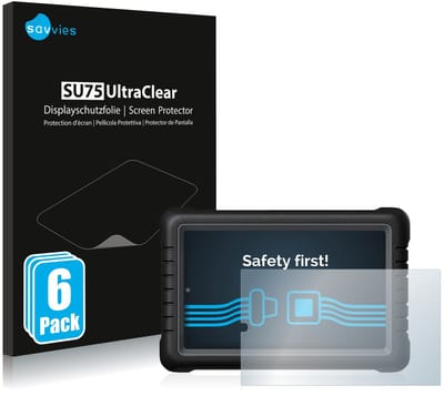 Savvies - Screenprotector voor Launch X-431 PROS V 8" - Folie Beschermfolie transparant 6 Stuks