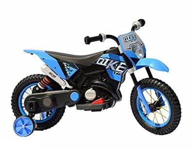 Elektrische kindermotorfiets met 2 plaatsen - MP3, USB, rubberen wielen en verlichting