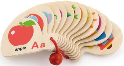 Viga Houten Montessori-alfabet en Engels leerboek - UNI