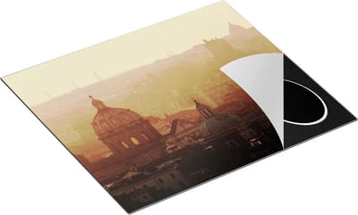Chefcare Inductie Beschermer Rome Stad bij Zonsopgang - 60x50 cm - Afdekplaat Inductie - Kookplaat Beschermer - Inductie Mat
