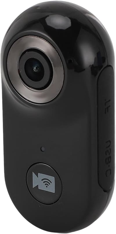 Huisdier Halsbandcamera - Mini Bodycam - Gedrag Observeren - 170 Graden Groothoek - 1080P HD - Zwart